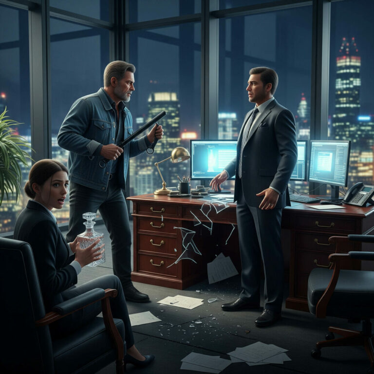 “The Billionaire’s Hidden Crimes Exposed: How a Former Gangster Father Turned Mechanic Saved His Daughter and Destroyed a Corporate Empire Overnight”