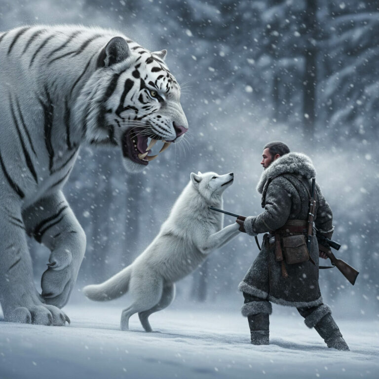 The Hunter Saved a Wolf Cub in the Storm — Years Later, What the Wolf Did Left Him Speechless