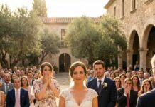 El día de mi boda, estaba a punto de decir mis votos cuando mi dama de honor se levantó y anunció que estaba embarazada del hijo de mi esposo. Trescientos invitados quedaron boquiabiertos. Pero en lugar de llorar, simplemente sonreí y dije: “He estado esperando a que finalmente le cuentes la verdad a todos.” Su rostro se puso blanco. No tenía idea de lo que venía a continuación…