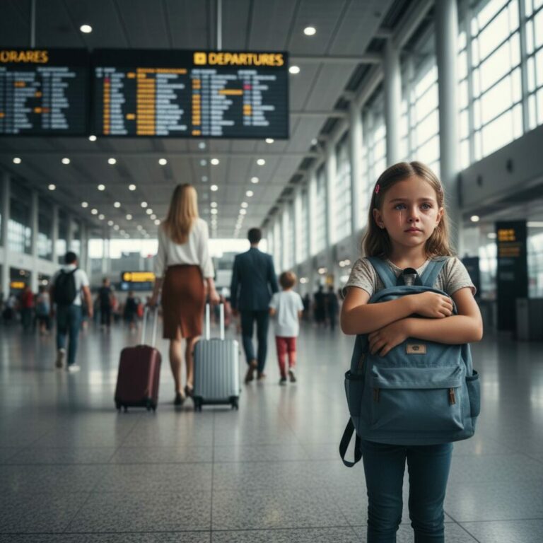 Tenía ocho años cuando mi madre se alejó de mí en el aeropuerto, arrastrando su maleta hacia su “nueva familia perfecta”. Recuerdo haber llorado al teléfono, suplicándole: “Mamá, por favor, no me dejes”. Ella respondió con frialdad: “Arréglatelas tú solo”. Su marido sonrió con desprecio y añadió: “Las dificultades forjan el carácter”. Sus hijos se rieron. Ese día me rompió por dentro, pero también me condujo a una llamada telefónica que lo cambió todo. Cuando ella regresó a casa…