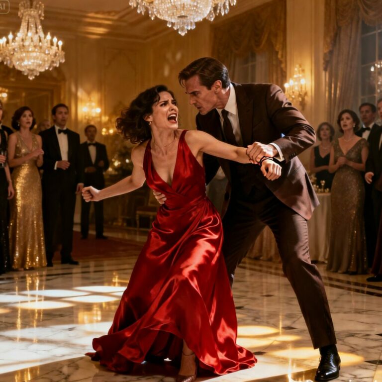 I thought it was just another charity gala… until he grabbed my wrist and whispered, ‘Your husband will never know.’ My heart stopped. I tried to pull away, but his grip tightened. Then, I heard a voice behind me—cold, calm, deadly: ‘Her husband knows exactly what’s happening.’ And suddenly, the man I thought I knew was gone. What happens next will change everything you thought you knew about power and respect.