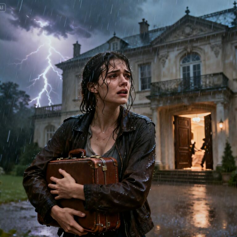 “From now on, you’re nothing but a charity project,” my mother-in-law whispered as Ethan didn’t defend me. I froze. Months of silent cruelty had led to this moment. I grabbed my suitcase and ran into the storm, thinking it was the end. But thunder rolled, and through the rain, my father appeared, commanding the night: “Elizabeth, they will pay for every tear.” And suddenly, I wasn’t helpless anymore.