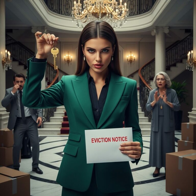 I watched my ex-husband run toward me with fake tears, the same man who stood silent while his mother threw me into the rain five years ago, pregnant and broken. ‘You saved us, Olivia!’ he cried. I stepped back, dangling the golden keys to the mansion I just bought at their debt auction. I smiled coldly and whispered, ‘I didn’t buy this house to save you, Mark. I bought it to watch you leave.’ Pack your bags