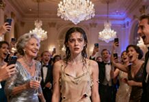 They laughed when she poured water over my head. Someone whispered, “She doesn’t belong here.” I believed them—until he walked in. His eyes locked on mine, dark and furious. “Who did this?” he asked. Silence swallowed the room. I was shaking… but not from fear anymore. Because the truth was about to destroy everything they built.