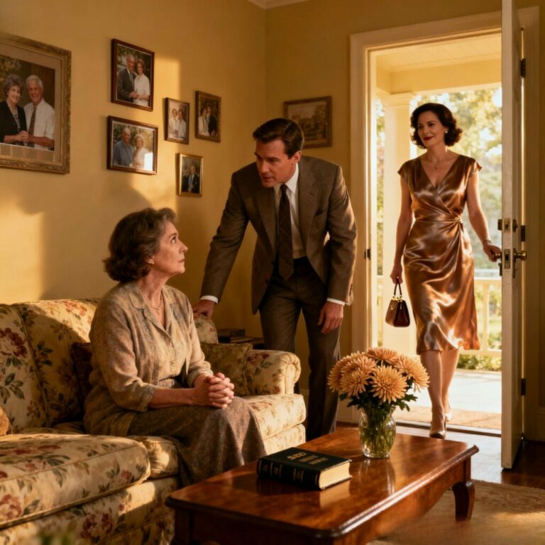 I never expected Mother’s Day to expose the truth I’d been hiding for years. When my millionaire son asked, “Mom, are you happy with the $10,000 Maddie sends every month?” my heart clenched. I whispered, “Son… the church is the only thing keeping me alive these days.” His face froze— and just then, his elegant wife stepped in, smiled coldly, and said words that changed everything…