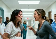 I was seven months pregnant when my mother-in-law grabbed my arm and hissed, “Pack your things. The other woman is carrying the real heir.” I looked at my husband, waiting for him to deny it. He didn’t. Instead, he whispered, “I’m sorry.” That was the moment I realized love can throw you out in the rain—and lock the door behind you.