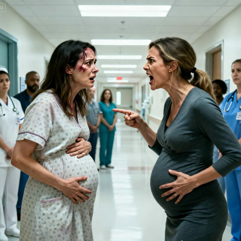 I was seven months pregnant when my mother-in-law grabbed my arm and hissed, “Pack your things. The other woman is carrying the real heir.” I looked at my husband, waiting for him to deny it. He didn’t. Instead, he whispered, “I’m sorry.” That was the moment I realized love can throw you out in the rain—and lock the door behind you.