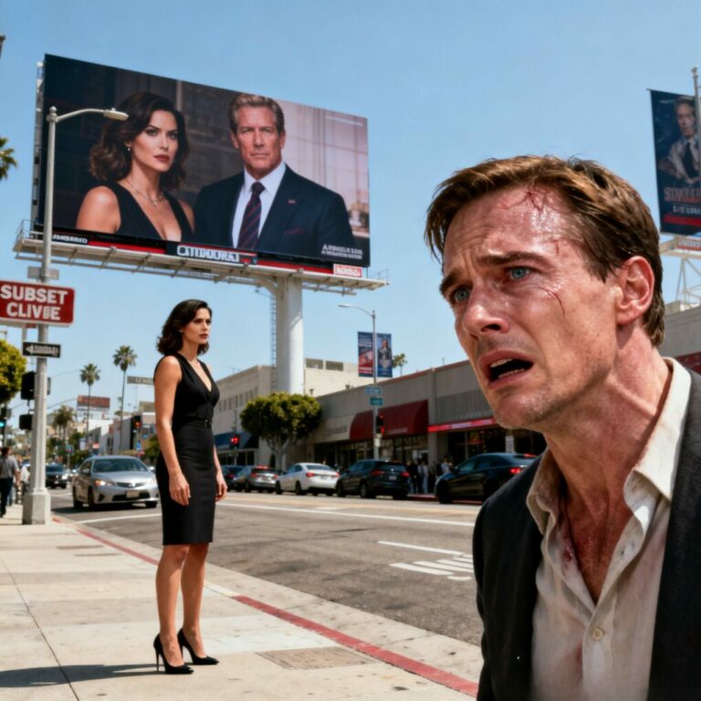 The moment my husband ditched me on that empty road, I heard him laugh, “Let’s see how long she lasts!” His cousins cheered. I walked away from that life forever. Now, six years later, he’s trembling in front of a billboard with my face on it—and whispering, “It can’t be her…” But he has no idea what’s coming next.