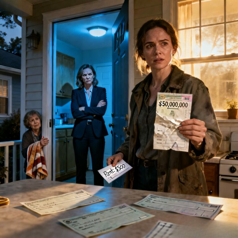 “Holding a $50 million ticket, I chose silence. I walked into my sister’s house, begging for a mere $500 for rent. She sneered, ‘We aren’t a charity, Sarah. Find a job or get out.’ My own blood turned their backs when I ‘needed’ them most, except for one. Now, the checks are signed, but their names aren’t on them. I’m about to change one life forever—and leave the rest wondering why I disappeared.”