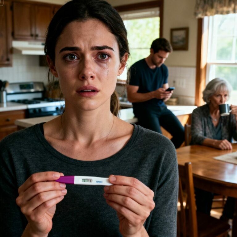 While I Was Standing In The Kitchen After Making His Favorite Breakfast And Holding A Positive Pregnancy Test With Shaking Hands, My Boyfriend Looked Up From His Phone Just To Say, ‘Abortions Are Quick. Bad Timing. As Always,’ As His Mom Sipped Her Coffee And Added, ‘He Finally Realized You’re Not Pretty, Not Smart—Just A Burden With A Belly.’