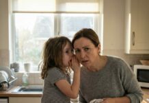 Just after my husband left for a business trip, my six-year-old daughter ran up to me and whispered, “Mom… we need to go far away. Right now.” Confused, I asked, “What’s going on?” She was shaking as she answered, “There’s no time. We have to get out of the house right now.” I grabbed our things and reached for the doorknob when suddenly… it happened.