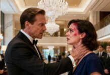 I still hear the sound of his hand hitting my face echoing through the marble lobby. “Get out,” he snarled. “People like you don’t belong here.” I touched my burning cheek and whispered, “You have no idea who you just slapped.” Because in the next ten minutes, I would uncover stolen millions, family betrayal… and destroy the man who thought I was nothing.