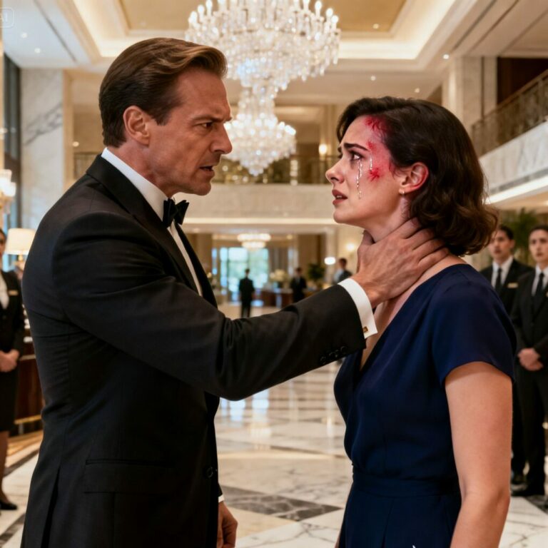 I still hear the sound of his hand hitting my face echoing through the marble lobby. “Get out,” he snarled. “People like you don’t belong here.” I touched my burning cheek and whispered, “You have no idea who you just slapped.” Because in the next ten minutes, I would uncover stolen millions, family betrayal… and destroy the man who thought I was nothing.