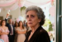 Yo estaba de pie, con la copa temblando en la mano, cuando mi hija sonrió y dijo: “Esta es la mujer que ojalá me hubiera criado”. No me miró. Nadie lo hizo. Salí en silencio, como si nunca hubiera existido. Esa noche escribí: “Hoy me enterraron viva”. A la mañana siguiente, algo llegó a su puerta… y ya nada volvió a estar en su lugar.