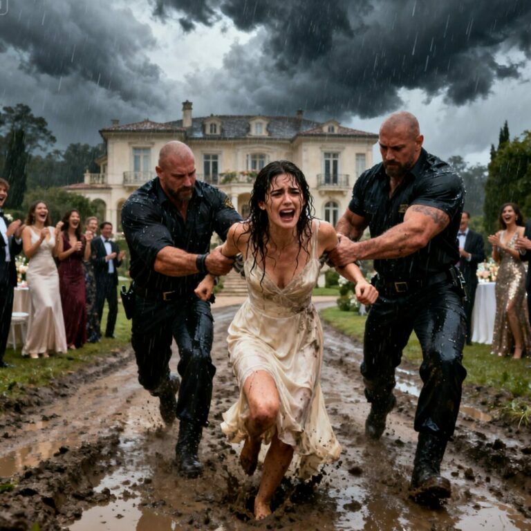 “Stop! Please, I didn’t do anything!” I screamed as they laughed and shoved me toward the driveway. Mud squished beneath my heels. And then, over the rain, a helicopter roared. David landed, eyes like fire. “You will not touch her,” he said. Suddenly, the people who mocked me were frozen in fear. But the best part? Karma had just arrived in style.