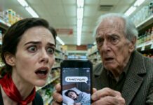 “I froze as the old man thrust his phone toward me. ‘Barbara, why the silence?’ he pleaded, his voice trembling. I stared at the screen, my heart dropping into my stomach. There, in a thread dated just last night, was my own face—smiling in a room I’d never entered, sending replies I never wrote. ‘That’s not me,’ I whispered, but the next message appearing in real-time changed everything…”