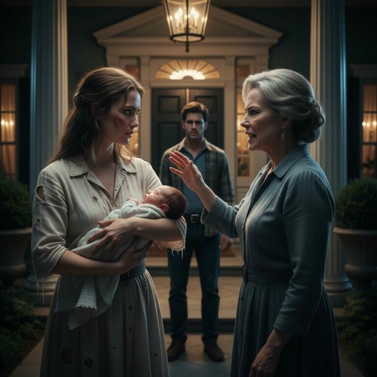 I stood at the doorstep of his family’s mansion, clutching my baby and wearing a faded thrift-store dress. For months, I’d hidden my $17,500 monthly salary, playing the part of a ‘struggling single mom’ to test his love. But as the door opened, his mother sneered, ‘How much money do you want to leave my son forever?’ I felt the cold weight of my black Amex card in my pocket. I looked him dead in the eye and whispered, ‘You have no idea who I really am, do you?’ The truth was about to cost them everything