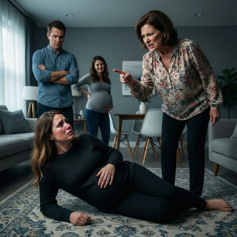 My Mother-In-Law Slapped Me So Hard I Hit The Floor As She Screeched: ‘You Lying Woman—That Baby Belongs To Some Random Man!’ Husband Raged: ‘Pack Your Shit And Die Somewhere Else!’ My Mother-In-Law Sneered To My Sister-In-Law: ‘Don’t Worry, You’ll Give Birth To The First Real Grandchild.’ I Stayed Silent. After A Week, When The DNA Test Arrived, I Threw It At The Whole Family And Left The Whole Family Horrified…