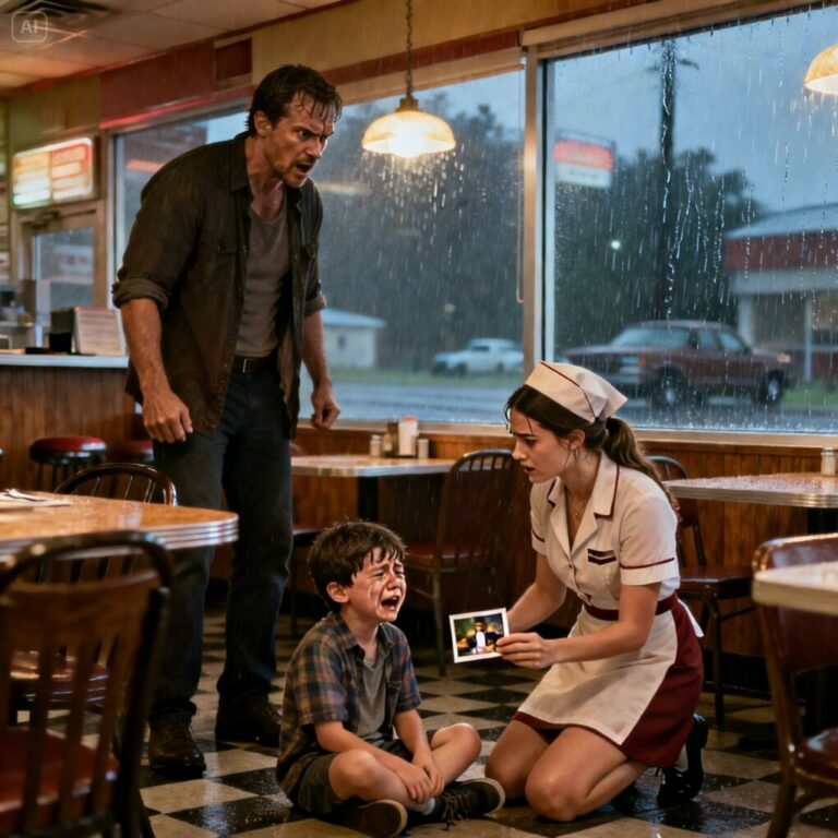 A millionaire single father storms out of a diner after screaming at a young waitress for touching his non-verbal son—only to discover days later that she was the first person who ever truly reached his child. What began as anger and humiliation slowly turns into regret, obsession, and a desperate search that will force him to face the one truth he tried hardest to deny.