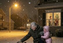 I found my daughter unconscious in the snow while my son-in-law brought his mistress into the house on Christmas night. My granddaughter was crying uncontrollably, screaming, “Grandma! Mom has been lying there for two hours!” I rushed my daughter to the emergency room and made one phone call. Fifteen minutes later… the police surrounded his house.
