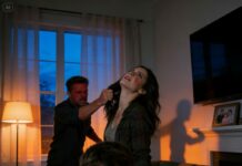 Cuando mi marido me tiró del pelo y me partió el brazo, crucé la mirada con mi hijo y le hice el gesto más pequeño posible con la cabeza. Mi niño de cinco años agarró el teléfono con las manos temblorosas y marcó el número secreto. —“Abuelo… papá está haciendo daño a mamá” —sollozó. Al otro lado de la línea se oyó una respiración cortada, un movimiento rápido, y luego una voz grave y temblorosa: —“Quédate donde estás. Ya voy.” Y fue en ese momento cuando todo empezó de verdad.