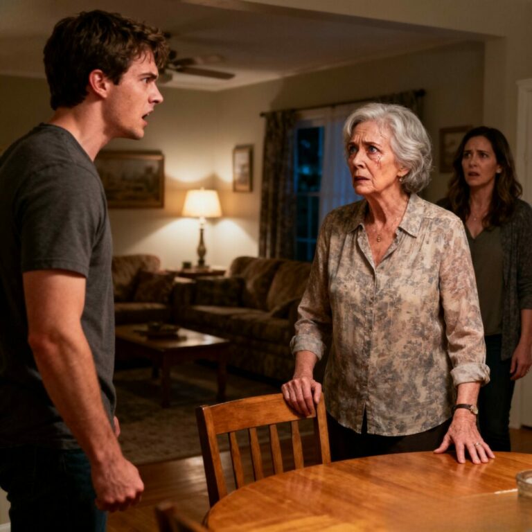 “Mom, starting next month, all your money goes into my account,” my son said calmly. I smiled—and invited him and his wife to dinner that night. I expected small talk. Laughter. Normalcy. But the moment they stepped inside my house, my breath caught. I whispered, “What have I done?” Because the plan I set in motion would expose everything—and there was no turning back.