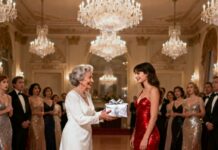 “When my mother-in-law handed me divorce papers at my own anniversary party, she smiled and whispered, ‘You’re finally free.’ The room waited for me to cry. Instead, I smiled back and said, ‘Thank you.’ That was the moment the music stopped, the cameras froze… and she had no idea she had just declared war on the wrong woman.”