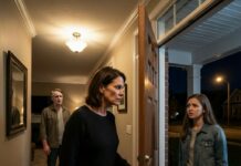 My husband was in the shower when his phone suddenly started vibrating. On the screen, a message appeared: “I’m waiting for you, my love.” Without hesitation, I texted back, “Come over — your wife isn’t home.” An hour later, the doorbell rang. My husband’s face turned ghostly pale. I opened the door…