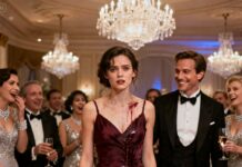 I was standing there in a ruined dress when he laughed and said, “Relax, you should be grateful you’re even here.” His friends laughed louder. Someone whispered, “She doesn’t belong.” I smiled, not because I was okay—but because they had no idea the building, the hotel, the power under their feet… was mine. And in less than ten minutes, their world was about to collapse.