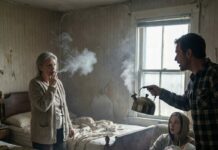 I politely asked my mother-in-law not to smoke in the room because our baby was sleeping there. My husband suddenly yelled, “Shut up! You smell worse than cigarette smoke!” and then poured boiling water over me. His mother just stood there, smirking. But ten minutes later, I did something he never expected…