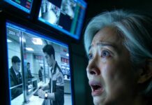 My world shattered when my son whispered, ‘Dad is gone.’ But an hour later, my phone buzzed. It was the bank. ‘Ma’am, your husband is standing at the teller right now, emptying your joint savings.’ My heart stopped. If he’s dead, who is signing those withdrawal slips? I rushed to the security office, trembling. As the footage cleared, I gasped. ‘That’s not him… but I know that face.’ The betrayal was just beginning