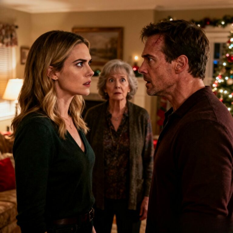 When my twin sister burst into my house on Christmas Eve, shaking and in tears, I knew something was terribly wrong. But when she whispered, “He hit me… and his mother helped cover it up,” my blood went cold. Her husband, Liam Warren, had finally crossed a line. So I told her, “Switch places with me.” And the moment I walked into their home… everything changed. You won’t believe what happened next.