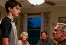 The day my wife ran off with my own brother, she didn’t even look back. “You’ll figure it out,” she said, as I stood there holding our sick little boy. Even my parents turned away, convinced I’d collapse without her. Ten years later, they came back laughing—thinking time had erased everything. They had no idea my son was about to remind them what betrayal really costs.