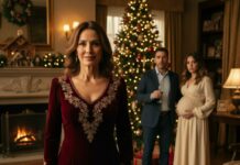 El día de Navidad, mi esposo trajo a su amante embarazada y me humilló por ser infértil y no poder darle un hijo… yo solo sonreí con ironía. Se quedó paralizado cuando le dije que su amante “embarazada” en realidad era una…