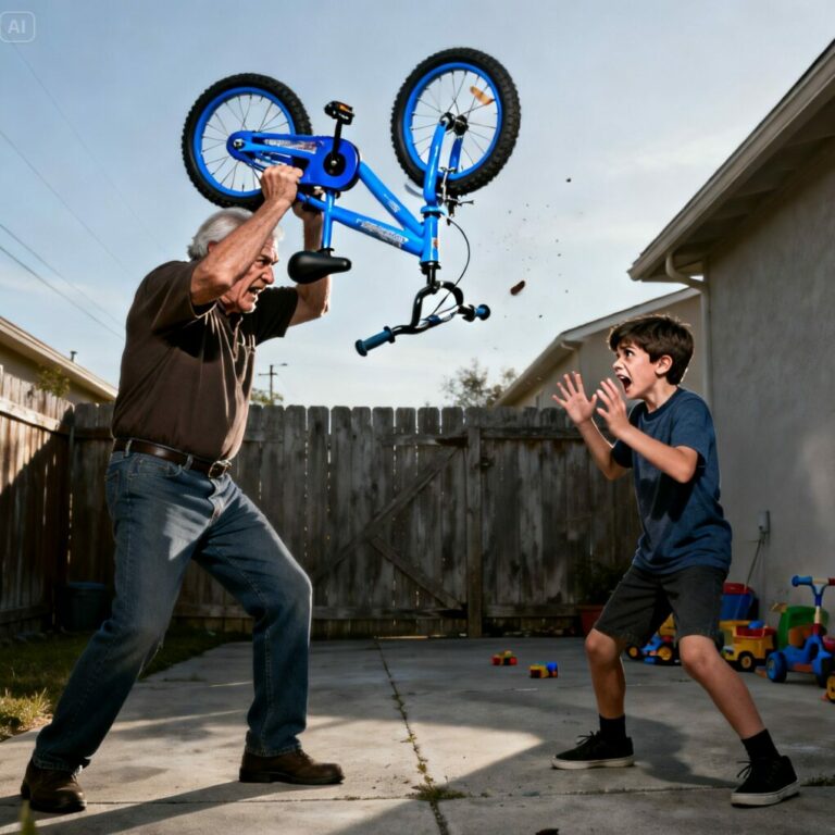 I ran to him, hugging Trevor as he sobbed. ‘Grandpa smashed it! He threw it!’” His tiny voice broke my heart. I looked up at my father, frozen with rage, and said, ‘You are insane!’ His cold stare didn’t flinch. And then I realized—if I didn’t act, no one would protect him. But how far would I go to defend my child?