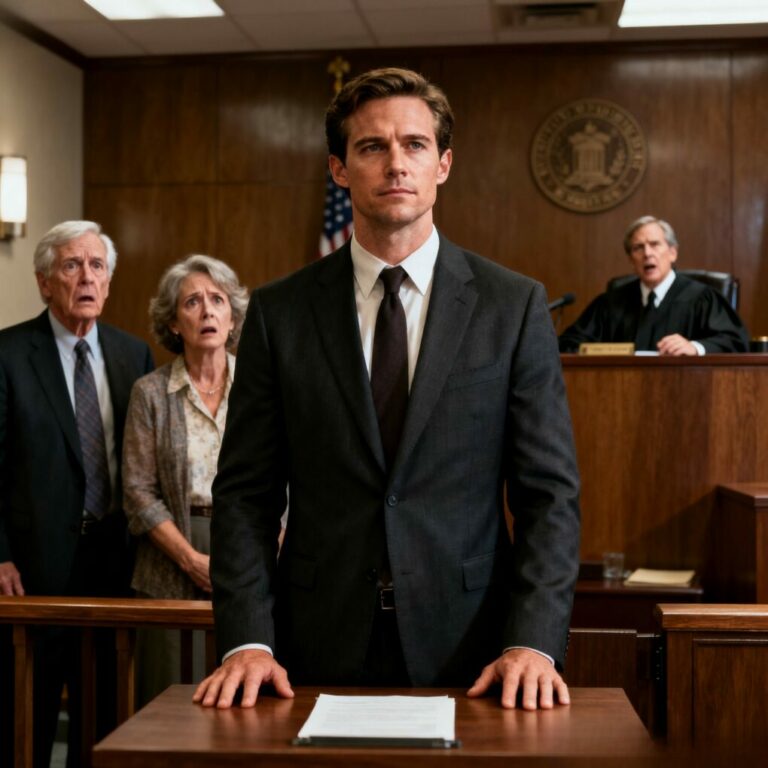 When my millionaire grandfather died and left me four million dollars, my parents—who’d ignored me my entire life—sued me for every cent. As I walked into the courtroom, they scoffed. Then the judge looked up, went pale, and said, “Wait… you’re the one who signed those documents?” In that moment, I realized they weren’t just about to lose the case— they were about to discover who I really was.