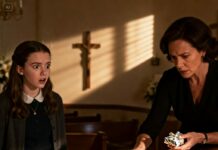 I froze as I saw Mom lean over Grandma’s casket. “What are you doing?” I whispered under my breath, heart hammering. Her eyes flicked to mine, just for a second, then she slipped a small package inside and walked away. A chill ran down my spine. What secrets was she hiding? And why now, at Grandma’s funeral? I knew life as I knew it would never be the same.