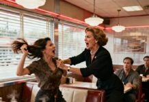 “I said get out of my seat,” she hissed, her fingers tightening in my hair. Before I could stand, pain exploded across my scalp—and then crack. The slap echoed through the diner. People froze. Coffee spilled. She leaned close and whispered, “People like you don’t belong here.” Standing there shaking, I realized something terrifying: she truly believed no one would stop her.