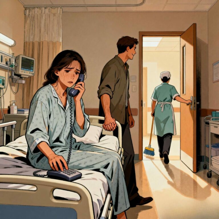 The moment the doctor whispered I had only two days left, my husband squeezed my hand and murmured, “Perfect… just forty-eight hours until everything you own is mine.” His smile sliced deeper than any diagnosis. But the second he left the room, I grabbed my phone and hissed, “Help me, and your life will change forever.” What happened next… no one could’ve predicted.