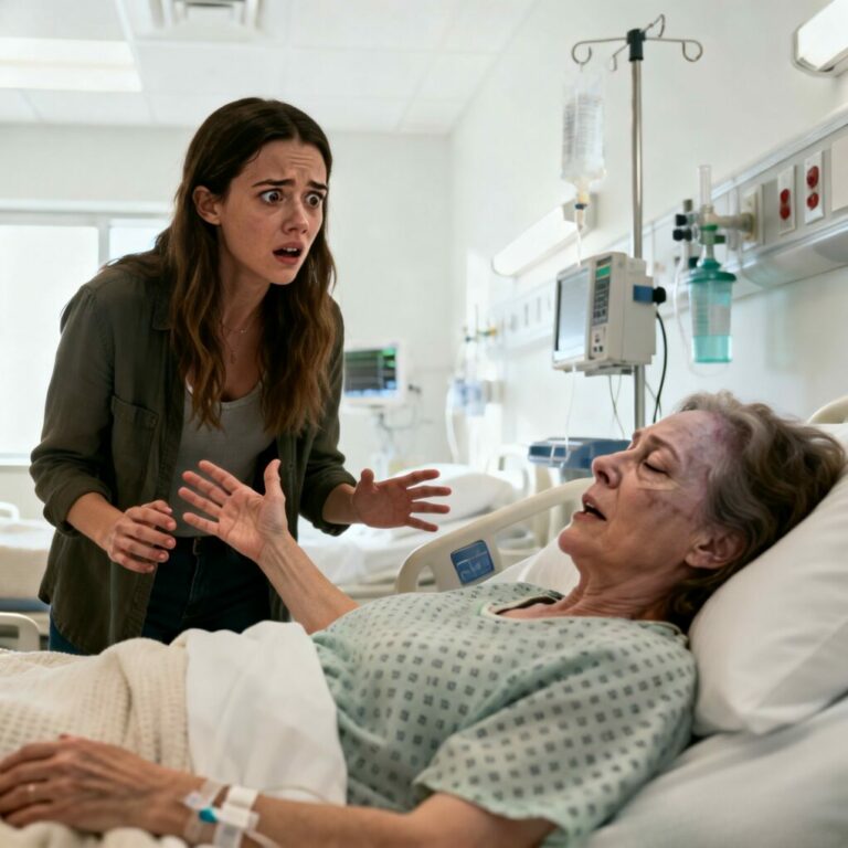 I thought I was being a good wife, staying behind to nurse my mother-in-law while the men vacationed. But the moment the door clicked shut, her ‘comatose’ eyes snapped open. She gripped my wrist with bone-crushing strength and hissed, ‘They didn’t go on a trip, Sarah… they went to dig your grave.’ Now, the floorboards are creaking. Is she the victim, or the bait?