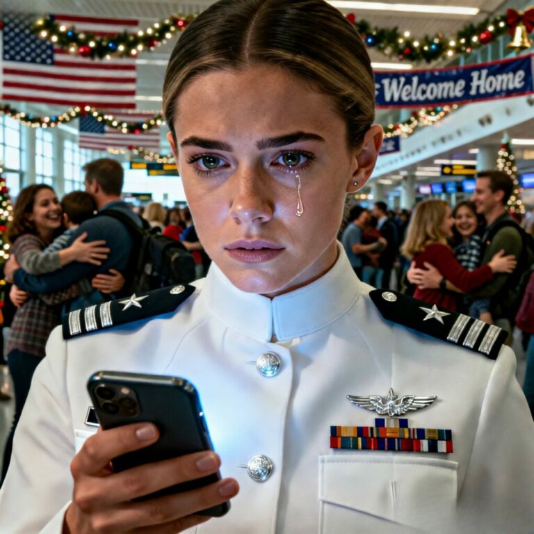 “I spent three years overseas dreaming of this hug, only for my dad’s text to shatter everything: ‘Christmas is better without you. Don’t come.’ My heart turned to ice. I didn’t cry; I just replied: ‘Understood.’ Then, I opened my laptop and deleted their names from my military benefits forever. Twenty-four hours later, my phone exploded. Twenty missed calls, one from their lawyer. They didn’t want me, but they sure missed my money. Now, they’re about to find out just how expensive their text really was…”