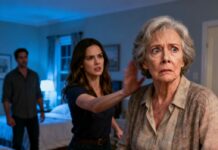 “Where are you going?” my daughter-in-law snapped, slapping my hand away from my own suitcase. “You need permission even to breathe here.” I said nothing. I just smiled. Because that night, I made a decision in silence. And when I walked into the kitchen the next morning and saw breakfast waiting for me, I knew the balance of power had shifted—quietly, permanently.