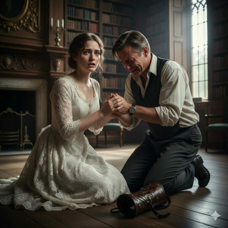 Dos mil quinientos dólares. Ese fue el precio de mi alma. Cuando la puerta se cerró con un clic en nuestra noche de bodas, empecé a temblar, esperando al monstruo al que mi padre me había vendido. Pero entonces la voz de Arthur rompió el silencio, no con una orden, sino con un sollozo. «Por favor, no me mires», susurró, con las manos temblorosas mientras revelaba una verdad tan oscura que lo cambió todo. Yo creía conocer mi destino, pero el secreto que él guardaba era mucho más aterrador y desgarrador que el propio matrimonio. ¿Sería ese descubrimiento mi final… o el comienzo extraño de una nueva vida?