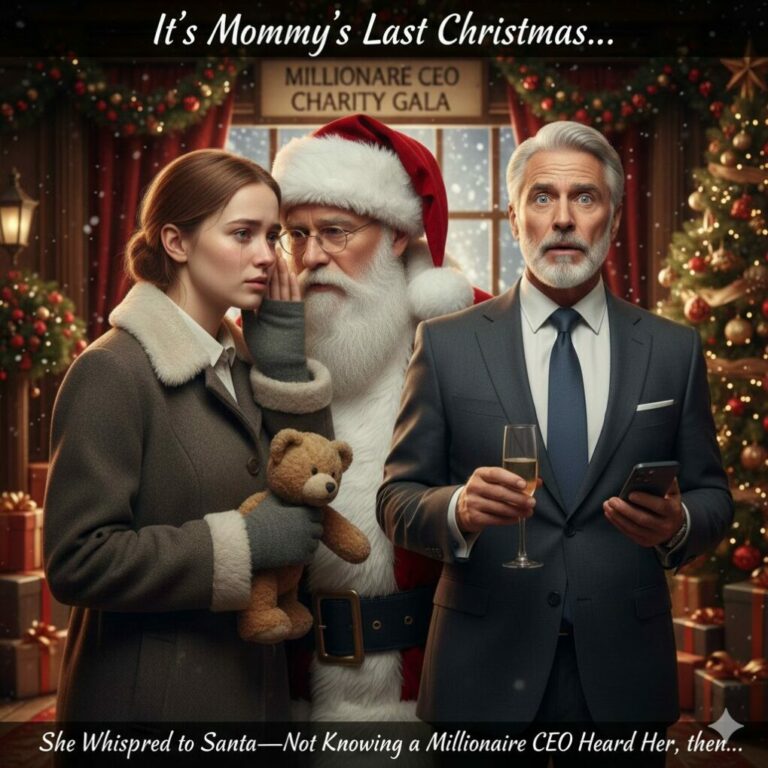 “She Told Santa It Was Her Mom’s Last Christmas—Then a Stranger Acted.”