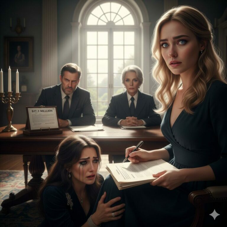 “I stood there, clutching the inheritance papers while my sister sneered, ‘You’re a penniless loser, Sarah.’ I almost told her then. I almost screamed that I was worth $17.3 million. But then, the door crashed open. My ‘dead’ parents walked in with a notary, their faces cold as ice. ‘Change the will,’ my father barked. ‘She doesn’t know the real price of that money yet.’ My blood ran cold. What had I actually signed?”