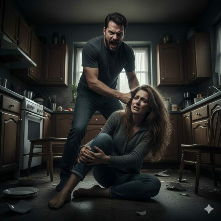 “The floor was cold, but the pain in my snapped leg was white-hot. As my husband’s fingers tightened in my hair, he sneered, ‘You aren’t going anywhere.’ I couldn’t scream, so I looked at my four-year-old and made the secret sign. Her tiny hands trembled as she dialed the one number he didn’t know. ‘Grandpa,’ she whispered into the phone, her voice breaking, ‘Mom looks like she’s going to die.’ That was the moment everything changed. I never thought my survival would depend on a toddler’s secret… until now.”