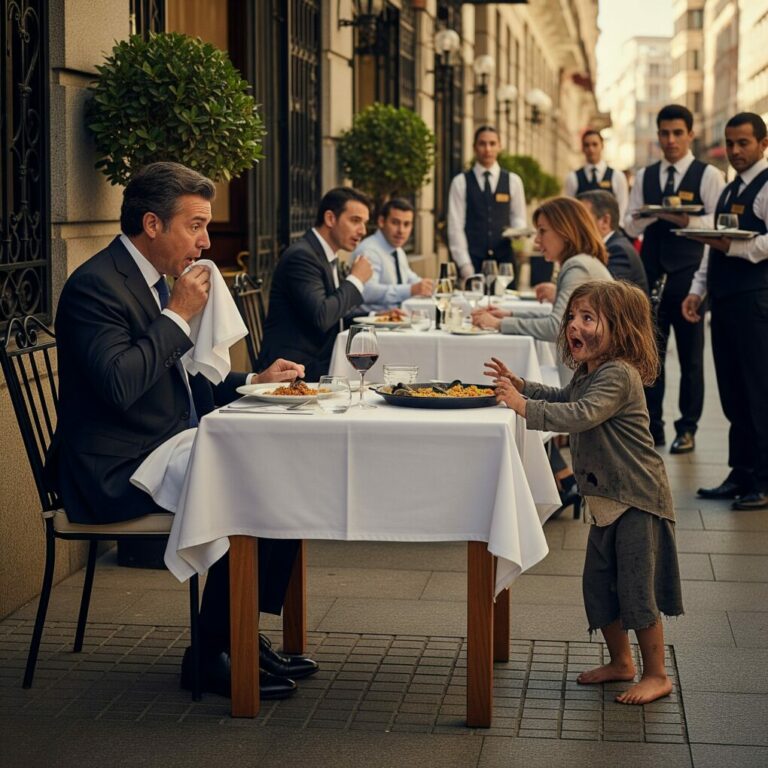 La niña mendiga dijo: “¡No comas eso!” El multimillonario no le habría hecho caso si no lo hubiera visto con sus propios ojos.