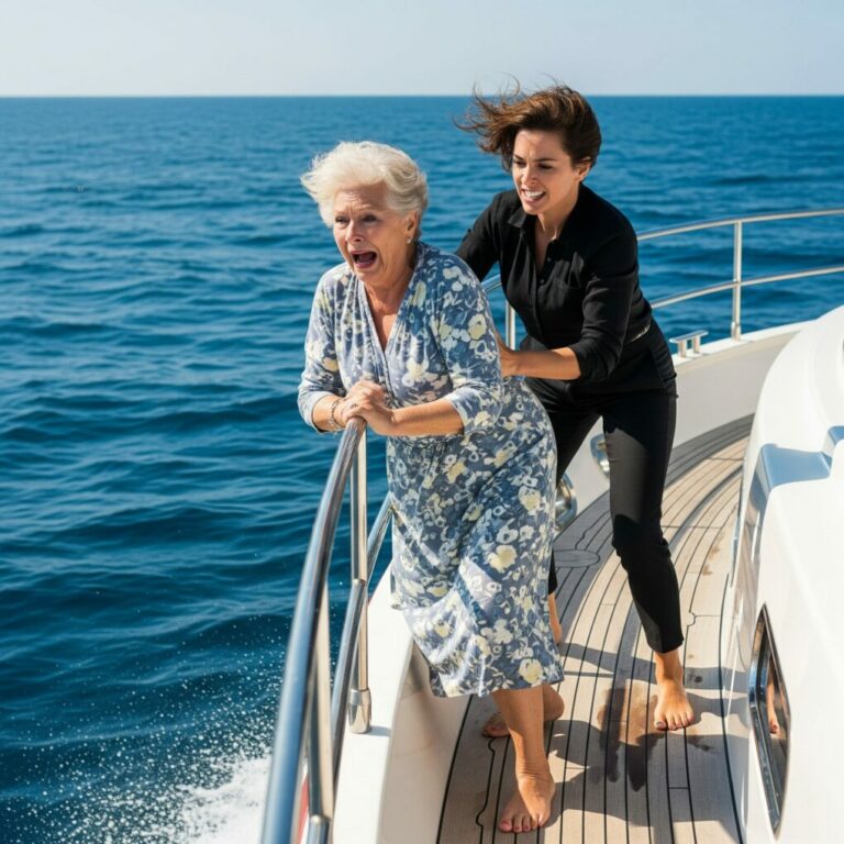 “My Daughter-in-Law Pushed Me Off a Yacht to Steal My $3 Billion. She Thought I Was Dead — Until She Came Home and Found Me Waiting With a Message: ‘Did the sharks say hello?’”