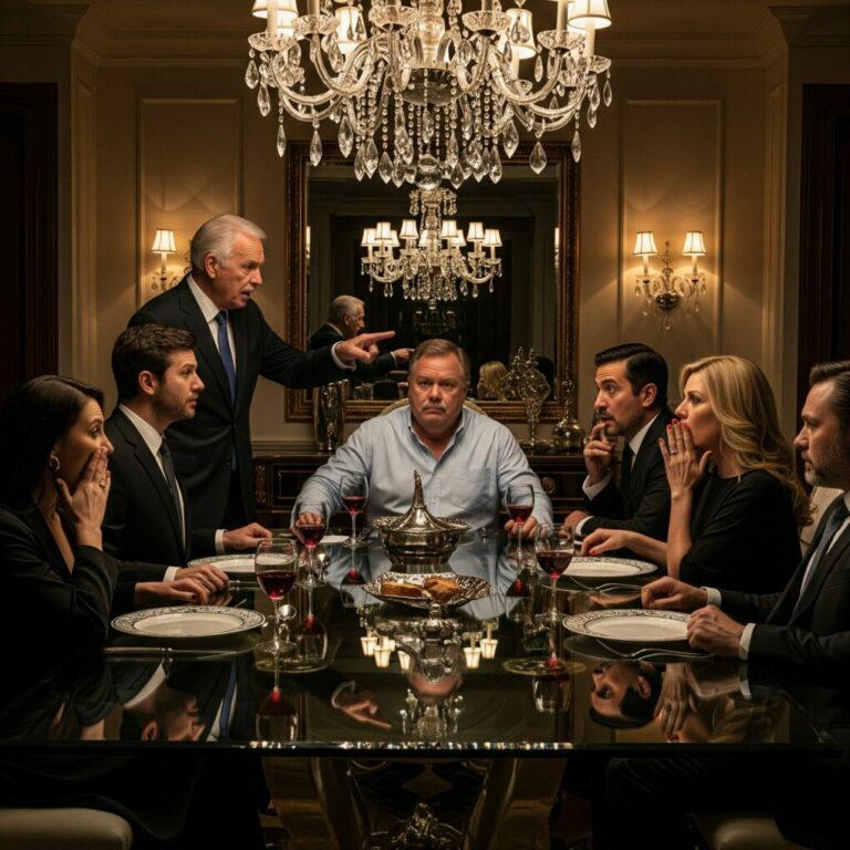 I knew my son’s new in-laws were wealthy, but I didn’t expect their whispered jokes the moment I walked in. I forced a smile—until her father suddenly froze, eyes widening as he stared at me. “Wait… you’re not— You’re my new boss?!” .The entire room fell silent. And in that moment, I realized this dinner was about to change everything.