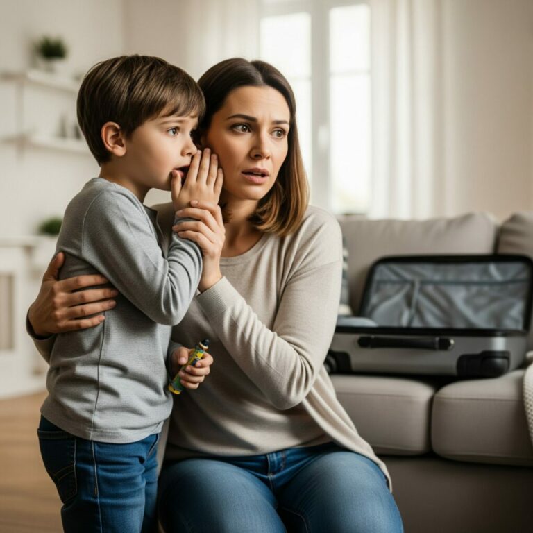 My 7-year-old son whispered to me, “Daddy has a lover and when you travel, they’re going to take all your money.” I canceled the trip and did something else instead. Three days later…